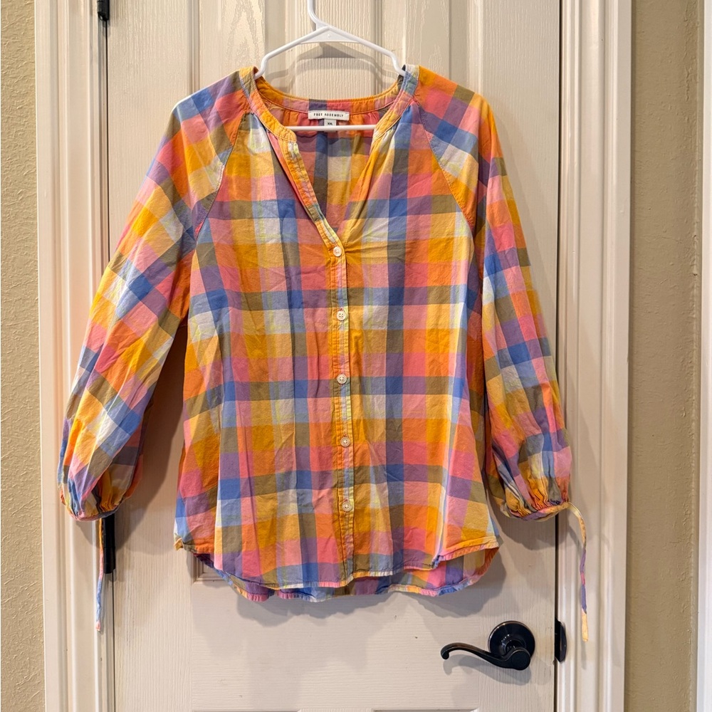 Colorful Plaid Women’s Shirt